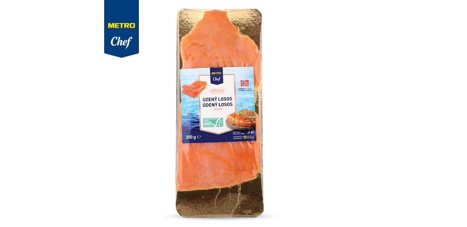 Пушено филе от сьомга	 METRO CHEF