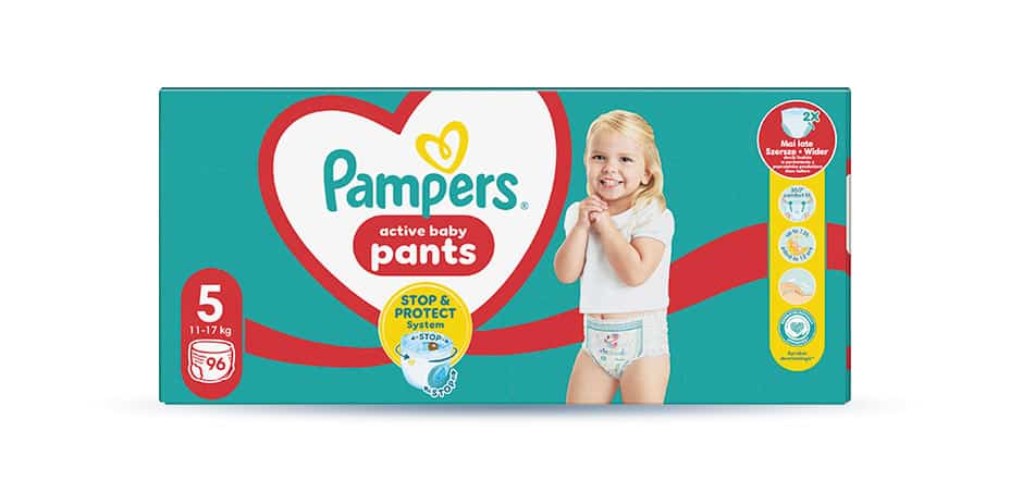 Бебешки пелени или гащи	 PAMPERS