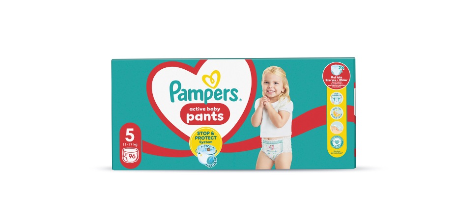 Бебешки пелени или гащи	 PAMPERS	