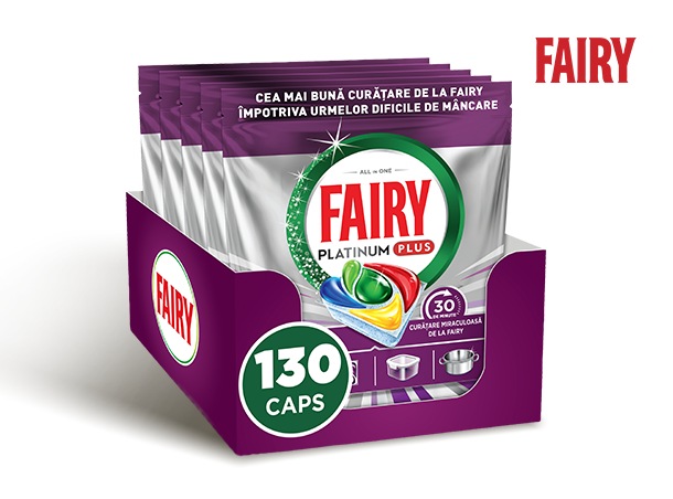 Таблетки за съдомиялна машина	 FAIRY Platinum Plus