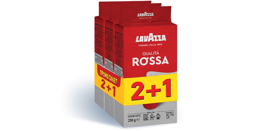 Промопакет мляно кафе	 LAVAZZA Qualita Rossa