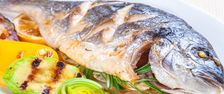 Ципура на скара със сезонни зеленчуци