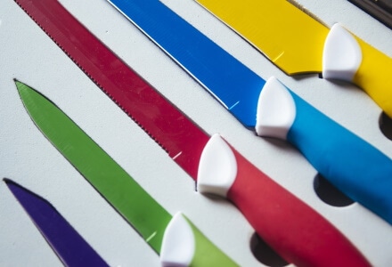 contaminación cruzada cuchillos