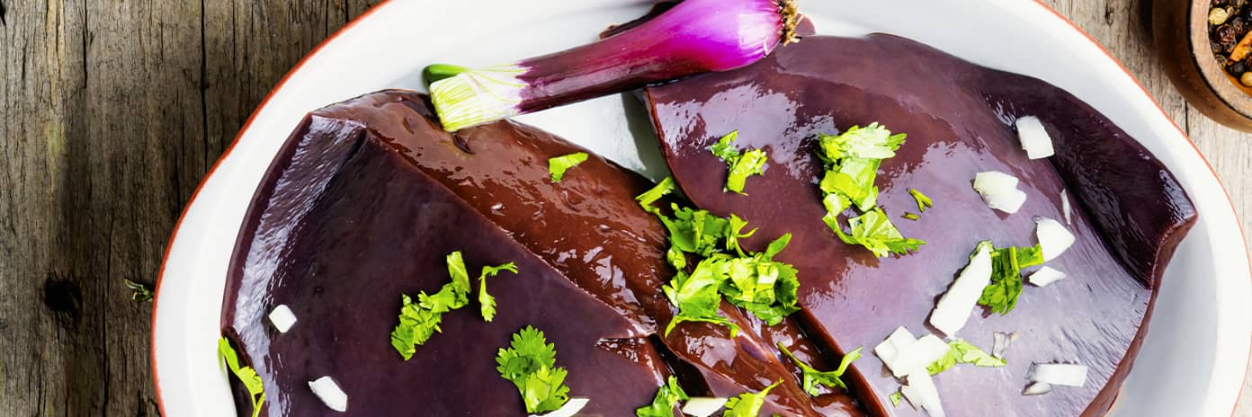 Telecí vnitřnosti a kosti