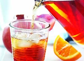 Ledový čaj s granátovým jablkem