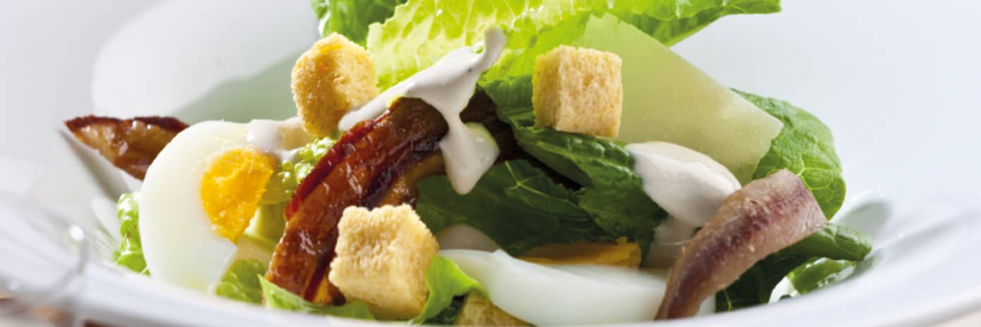 Caesar salát s pancettou