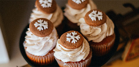 Perníčkový cupcake