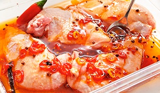 Medová marináda s chilli