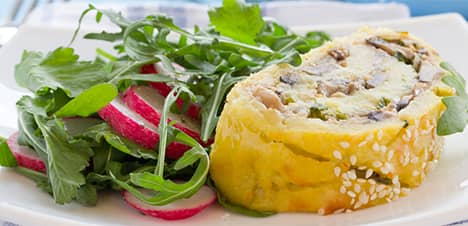 Bramboráky s bílím zelím