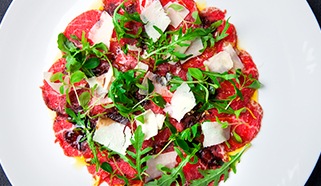 Carpaccio z hovězí svíčkové