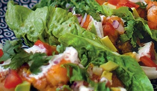 Taco krevetové loďky