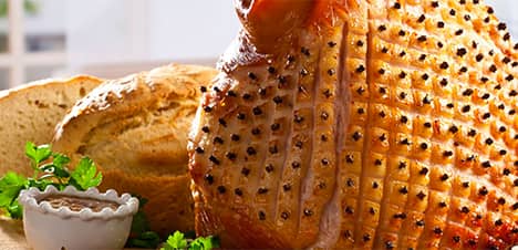 Pečená šunka na medu