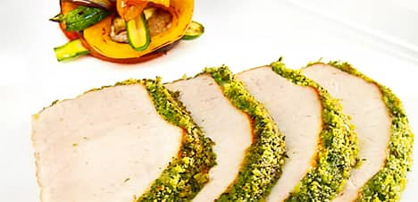 Vepřová panenka s bylinkovou krustou