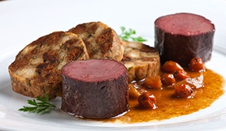 Pomalu pečený daněk