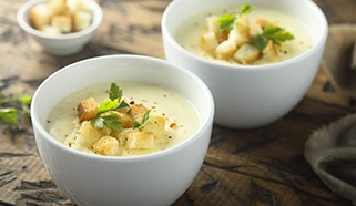 Krémová chřestová polévka