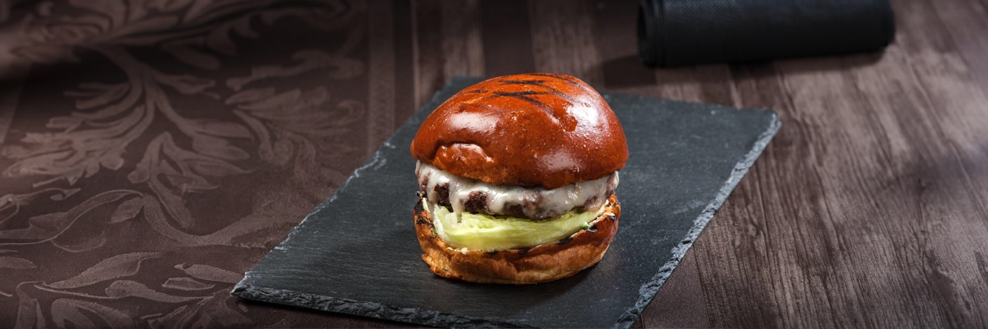 H1 burger s kozím sýrem