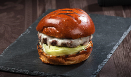 mini burger s kozím sýrem