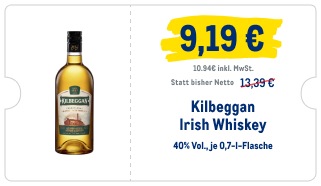 Kilbeggan Whiskey