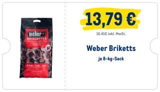 Weber Briketts