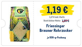 Brauner Zucker Coupon