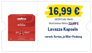 Lavazza Kapseln Coupon