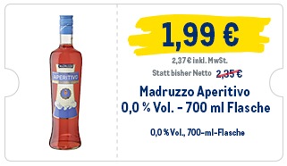 Madruzzo Aperitivo Coupon