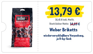 Weber Briketts