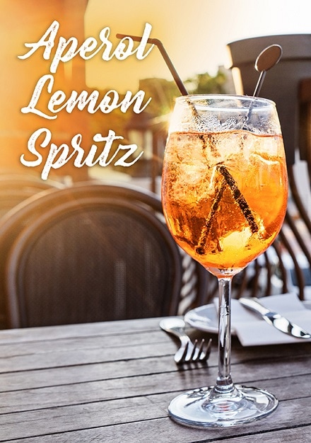 Aperol Lemon Spritz