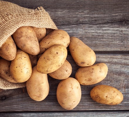 Kartoffeln zum Spargel