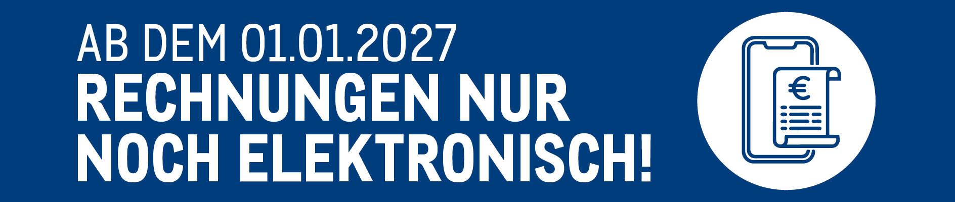 Headerbanner E-Rechnungen