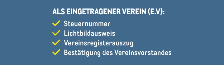 Eingetragener Verein - Dokumente