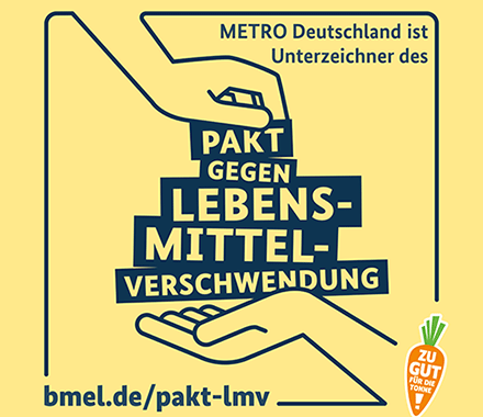 Pakt gegen Lebensmittelverschwendung