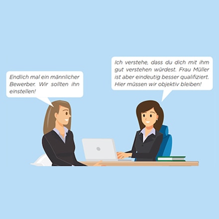 Wir behandeln alle gleich.