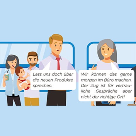 Wir gehen vertraulich mit allen Informationen aus dem Unternehmen um.