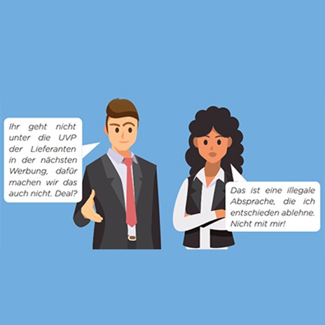 Wir respektieren die Regeln des fairen Wettbewerbs.