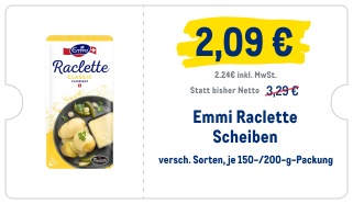 Raclette Scheiben