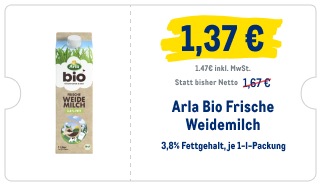 Arla Weidenmilch