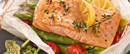 Lachs Spargel Päckchen