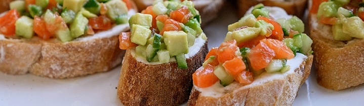 Bruschetta Avocado