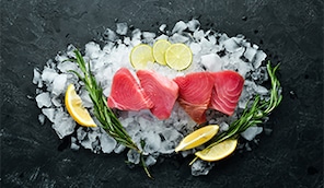 Thunfisch, Würfel Sashimi