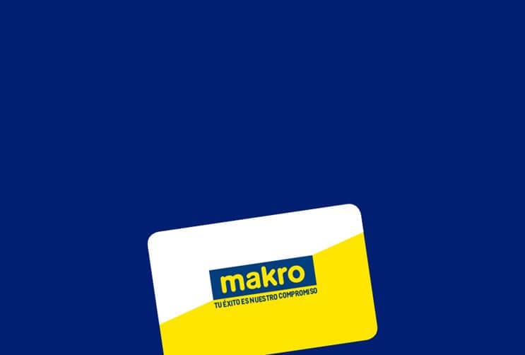 Tarjeta de cliente de Makro