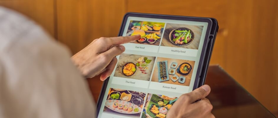 Web de menús online