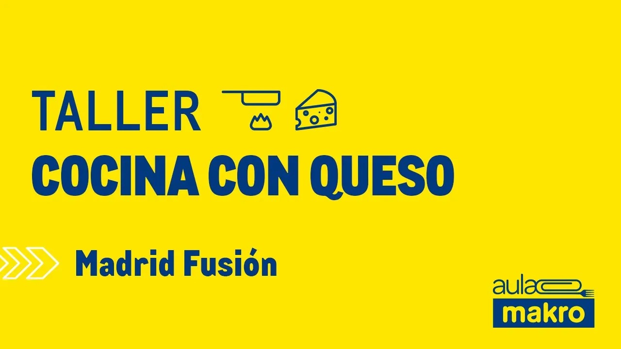 Taller cocina con queso - Madrid fusión