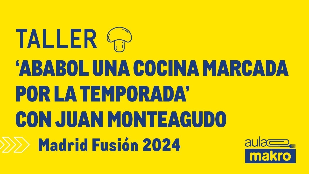 Taller ababol una cocina marcada por la temporada con Juan Monteagudo