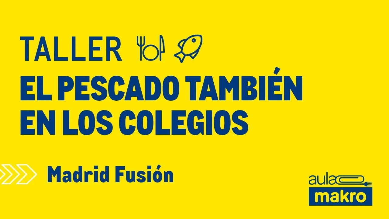 Taller el pescado también en los colegios - Madrid Fusión