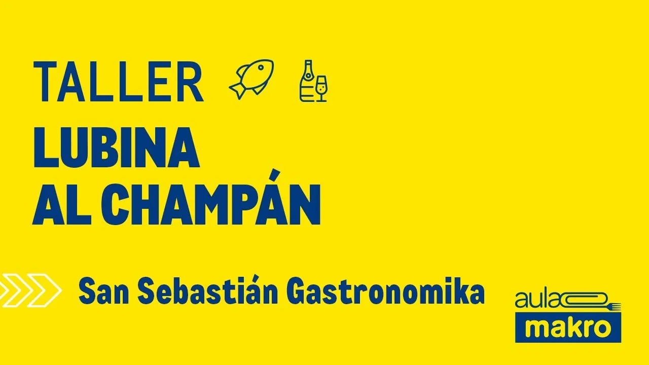 Taller lubina al champán - San Sebastián Gastronomika