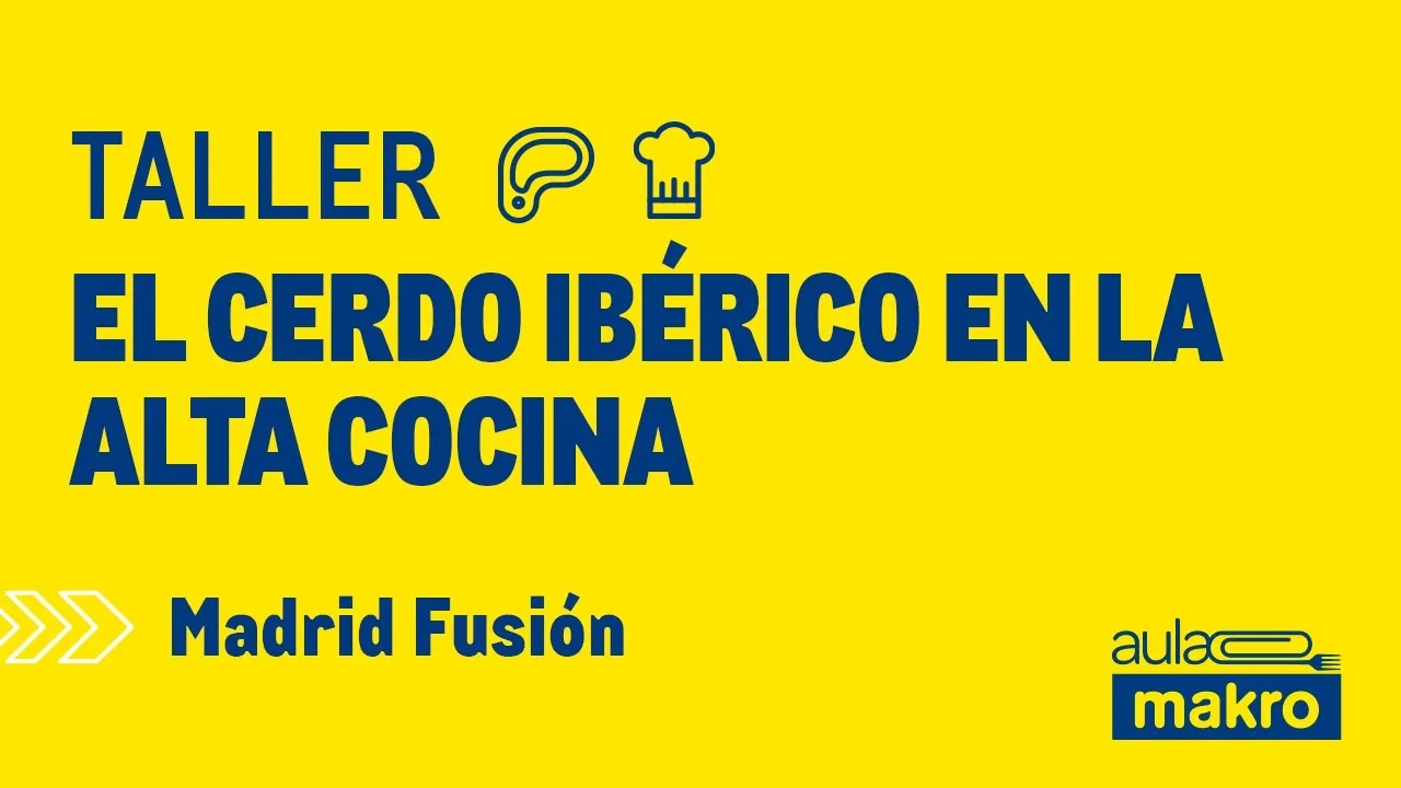 Taller el cerdo ibérico en la alta cocina