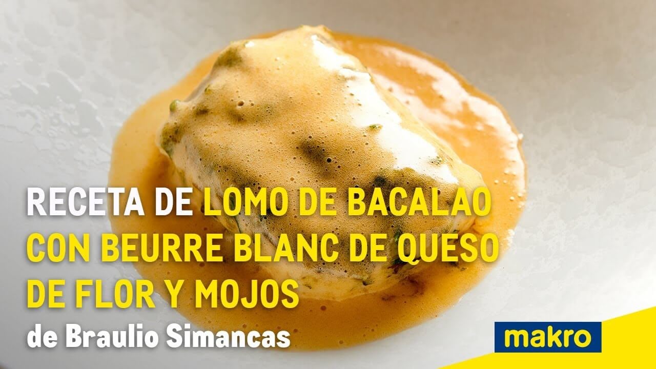 Lomo de bacalao con mojos canarios