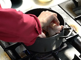 Perdices en escabeche paso 3