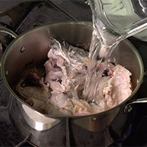 Merluza en salsa verde con almejas - Paso 2